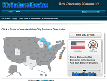 Tablet Screenshot of city-businessdirectory.com